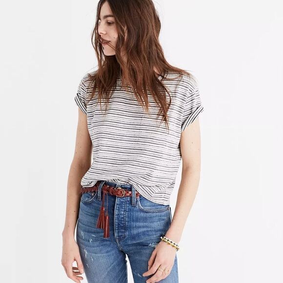 Madewell Striped T Shirt - Picture 3 of 3